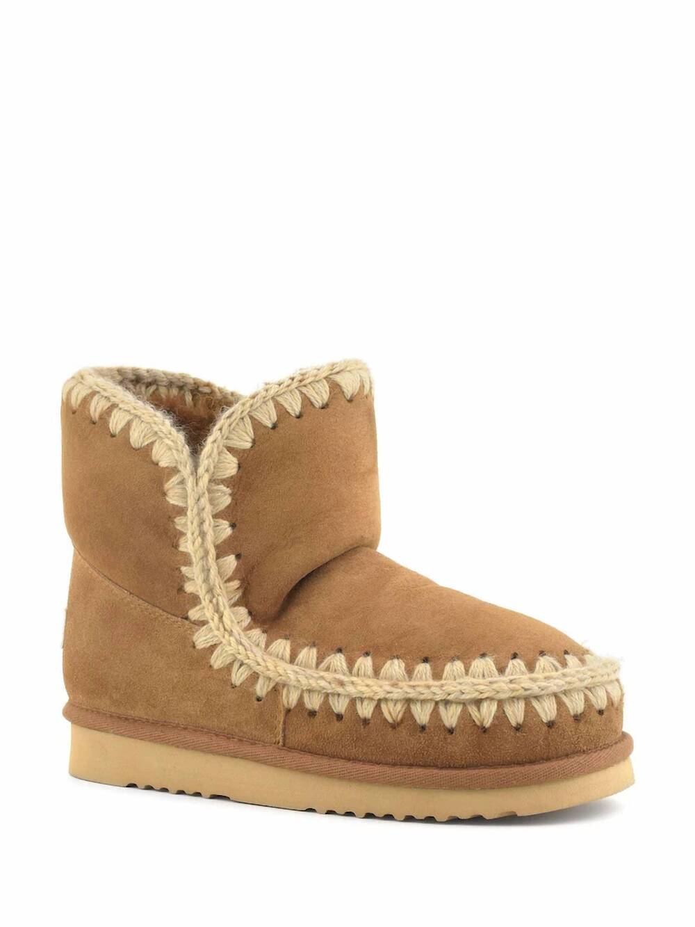 NEW MOU women's eskimo 18 ankle boots in cognac